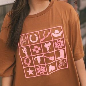 2FlyCo Check It Tee - Saddle